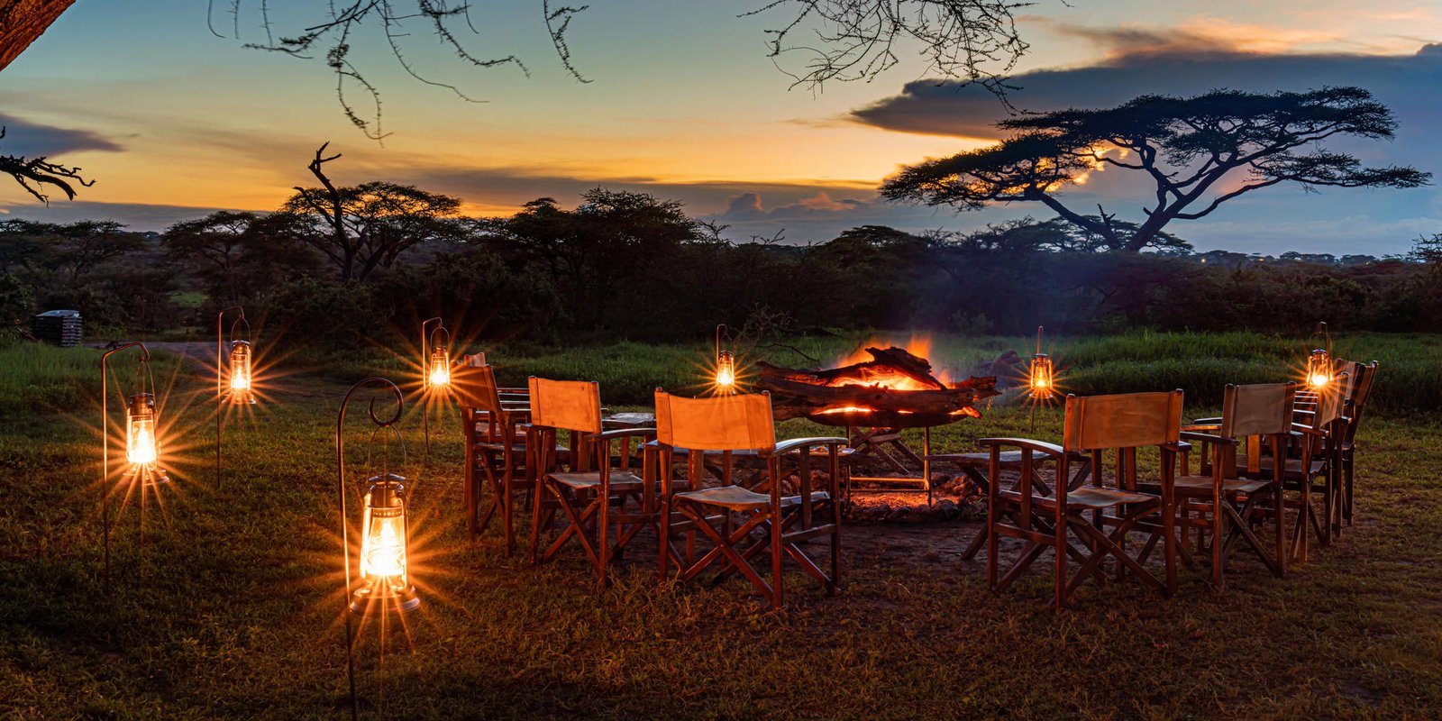 sundowners-camp-fire-NGORONGORO COFFEE-camp-tanzania